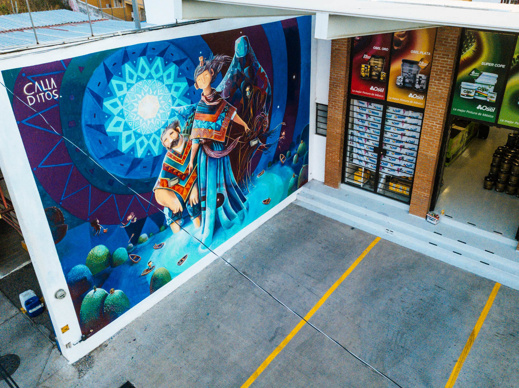 #NueveArteUrbano #TodoEsUno #PaxUrbana #Queretaro #ArteUrbano #Graffiti #muralismomexicano #artemexicano